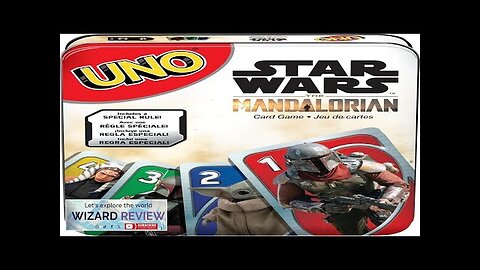 Mattel Games UNO Star Wars The Mandalorian Card Game Travel Game in Review