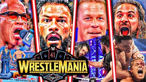 WWE WrestleMania 12 Match 2025 Highlights | WWE WrestleMania Las Vegas Highlights 3/12/2025