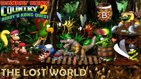 Lets play Donkey Kong Country 2 Diddy Quest!