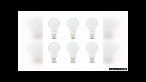 Amazon Basics A19 LED Light Bulb, 40 Watt Equivalent, Energy Efficient 6W, Review