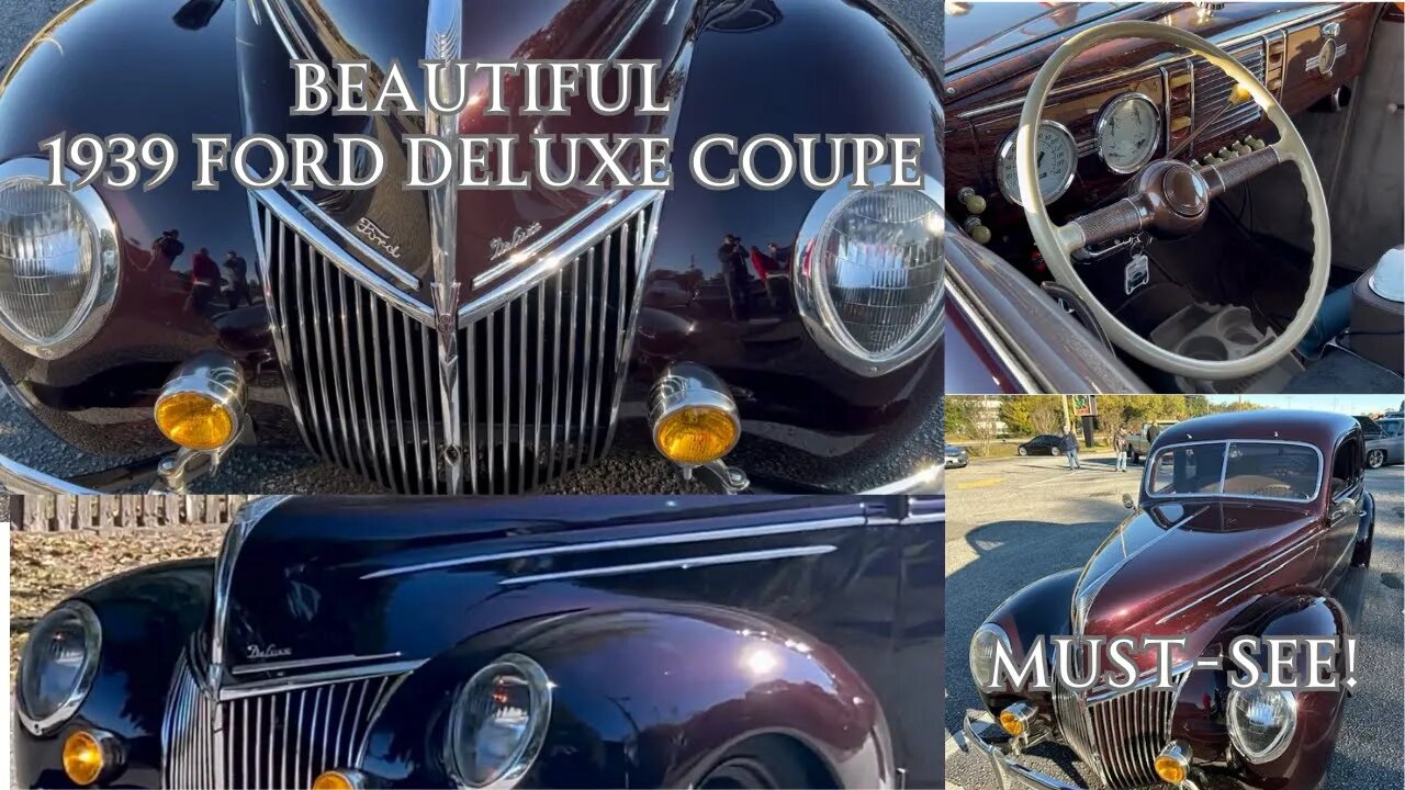 1939 Ford Deluxe Coupe! Jim Harrell Restoration