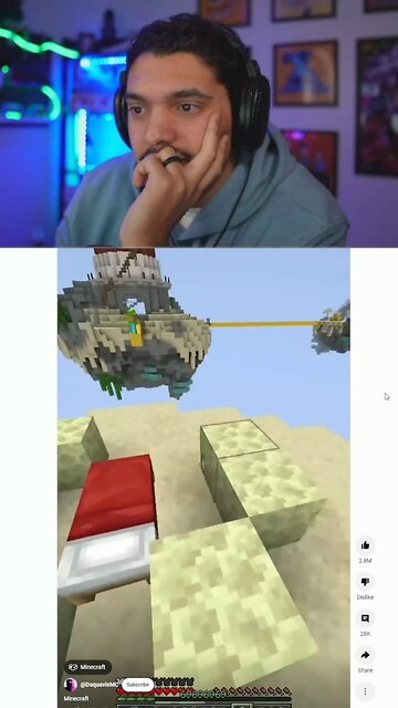 The god of minecraft PVP! #minecraft #pvp #best #reaction