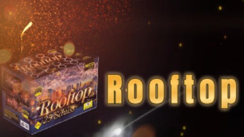 Nico - Rooftop - 25 Schots Vuurwerk Cake