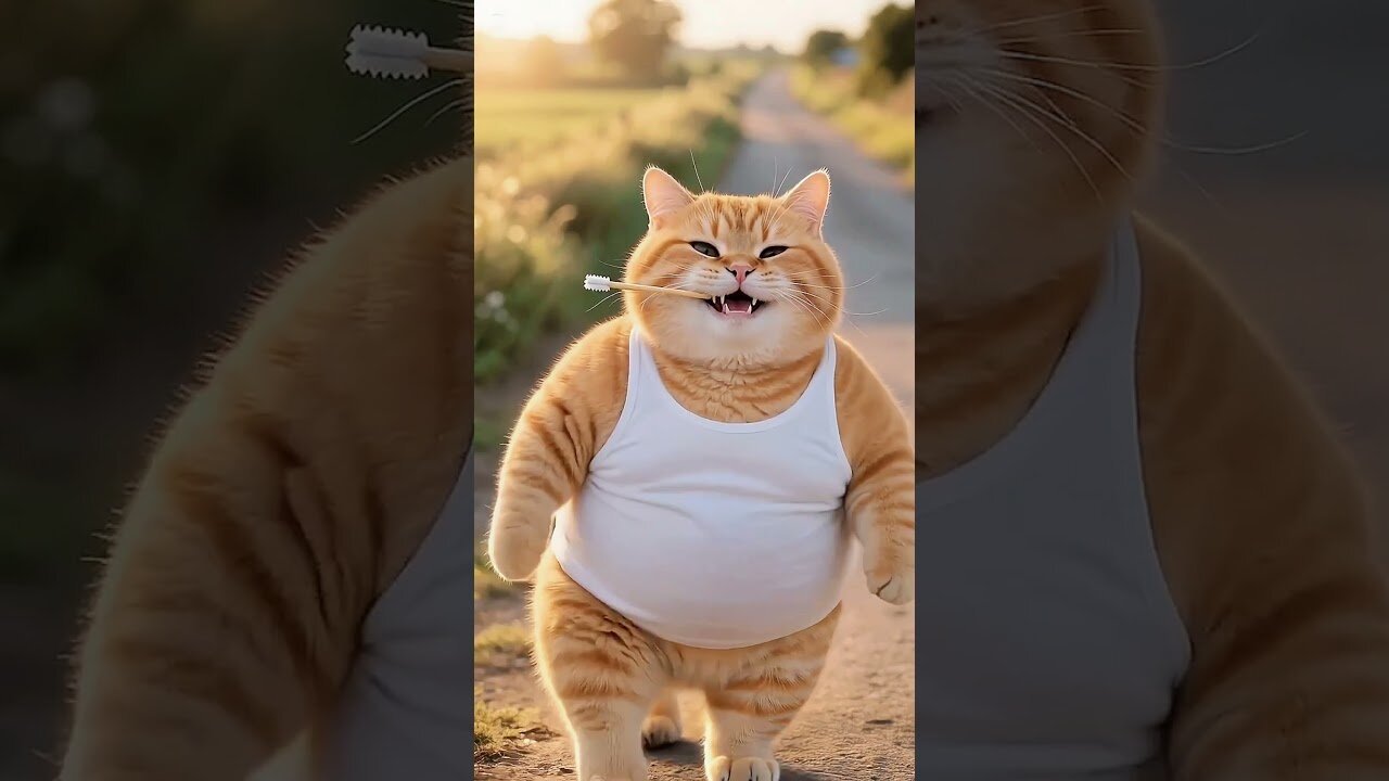 A sweet story about a cunning cat with the help of AI
