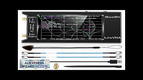 LiteVNA 4 inch NanoVNA 50kHz-6.3GHz / 10KHz -1.5GHz Vector Network Analyzer Antenna Review