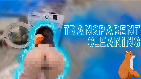 Apartment Girl Sofi [4K] Transparent Lingerie Cleaning Washing Machine (2025) Try On Haul 4K HD