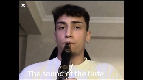 The sound of the flute captivates the mind