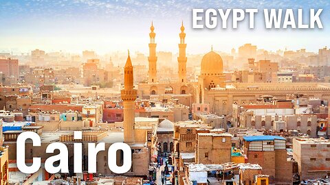 CAIRO, Egypt 4K Walking Tour | Khan el-Khalili City Walk with Captions [4K/60fps]