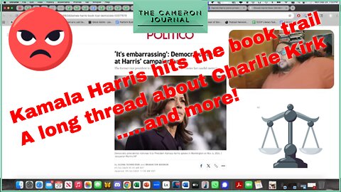 Kamala Harris' Book Tour, Charlie Kirk Fallout, and 2024 by Precinct
