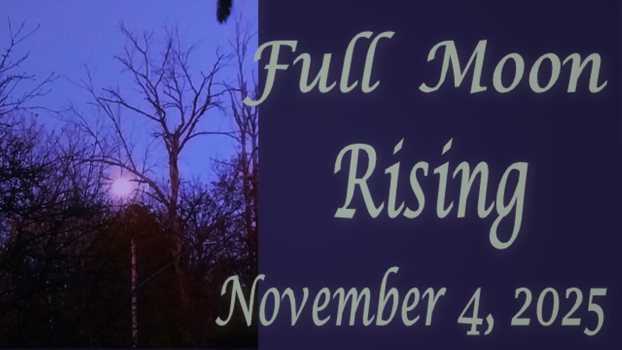 Cloudscape: November Full Moon