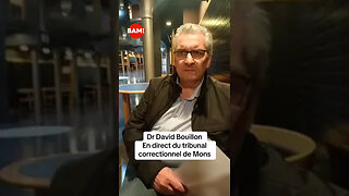 Dr David Bouillon en direct du tribunal correctionnel de Mons. ‪@docteurdavidbouillonlagardère‬