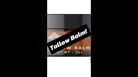 Tallow Balm for the win!