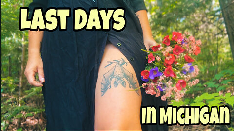 Our last camping in Michigan (Bond falls campground)
