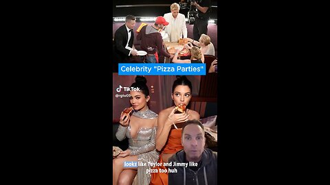 Taylor Swift celebrity pizza 🍕 party