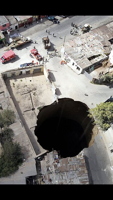 they came out of the hole