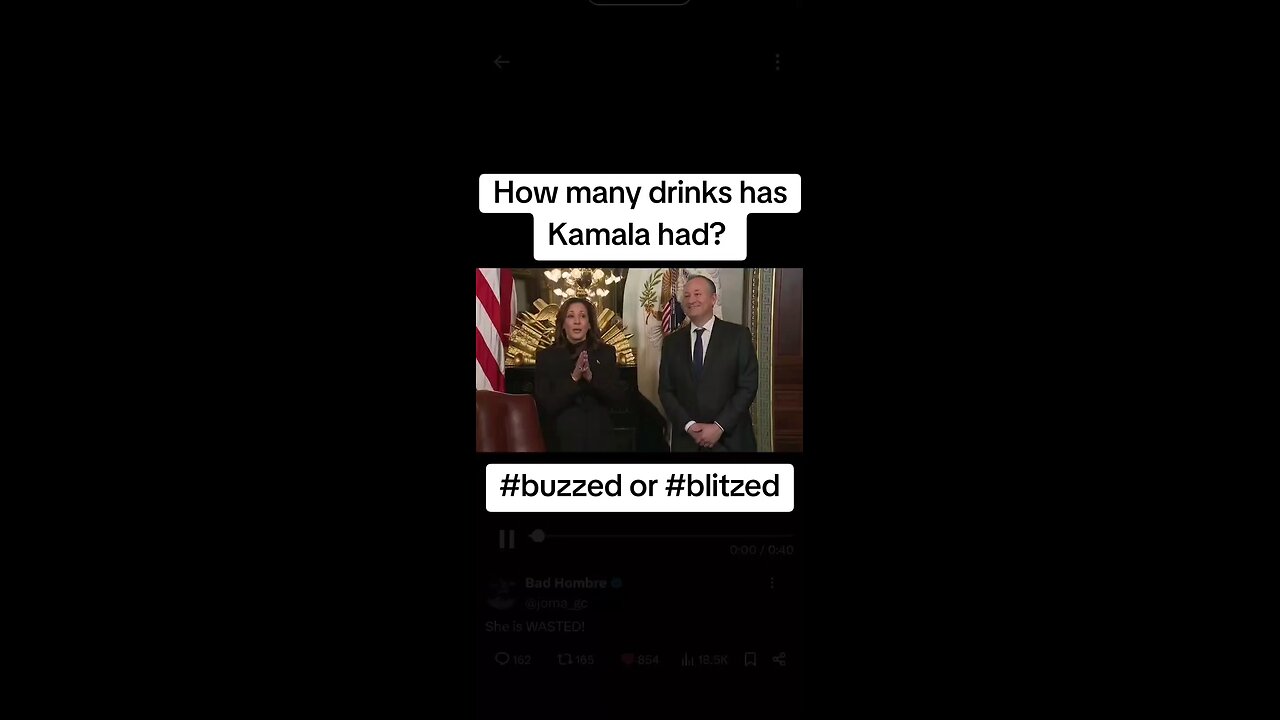 How many drinks has Kamala had?