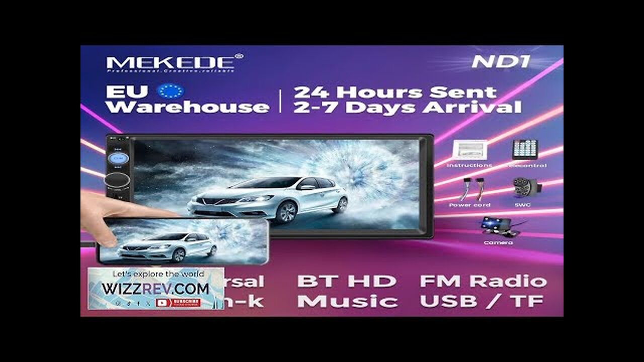 MEKEDE For Universal 2 Din Car Radio Autoradio Multimedia Player 2DIN Auto Review