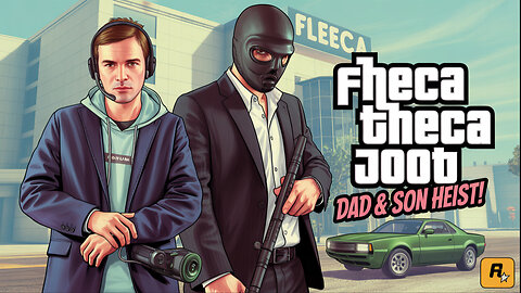 GTA 5 | The Fleeca Job Heist 🔥 Dad & Son Epic Teamwork | Funny & Action Moments