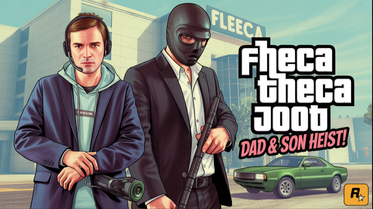 GTA 5 | The Fleeca Job Heist 🔥 Dad & Son Epic Teamwork | Funny & Action Moments