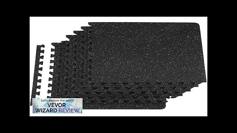 VEVOR 6 PCS 1/2 inch Thick Gym Floor Mats 24" x 24" Review