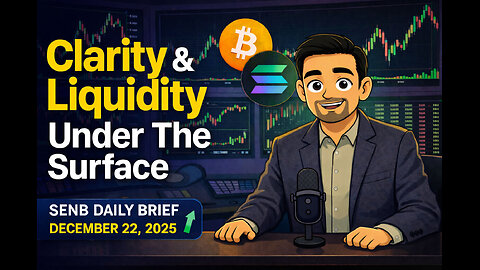 Clarity & Liquidity Under the Surface | BTC Holds, SOL & XRP Flows | SENB Daily Brief