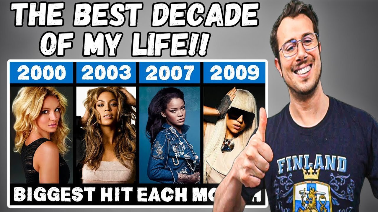 Reacting to the Most Popular Songs of Each Month in the 2000s!