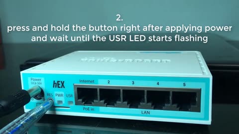 Hard Reset Mikrotik router NETVN