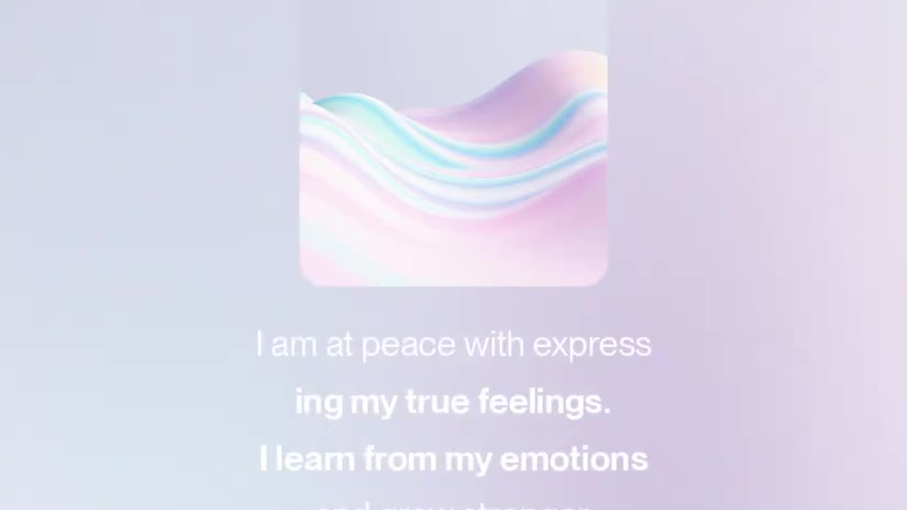 I honor my emotions affirmation song