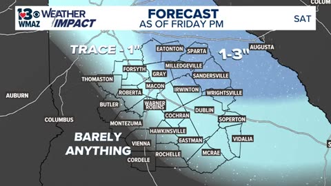 Meteorologist Ansley Parker breaks down snow chances for today