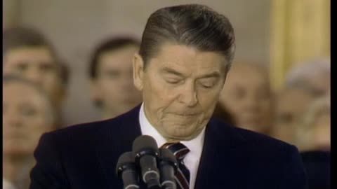 President Reagan's Inaugural Ceremony (1985 Original Colored Film)