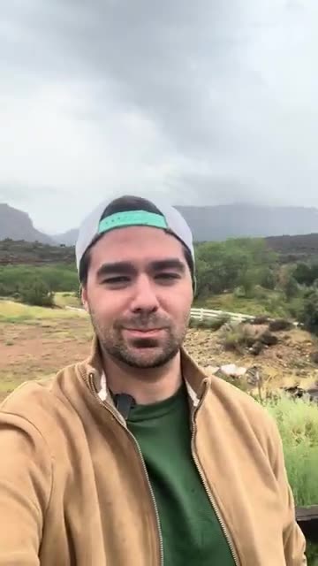A Cloudy Day In Zion, Utah