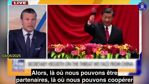 【FR】Pete Hegseth : les États-Unis « prêts » à entrer en guerre contre la Chine