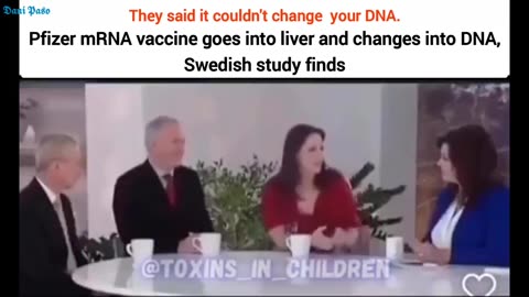 Pfizer mRNA Vaccine| Goes into Liver | Changes into DNA |Swedish study finds 💉☠️💉