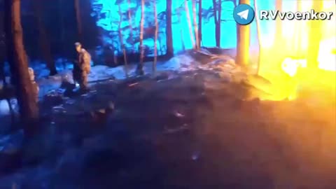 Rare First Person Footage of Russian Special Forces Storming a Ukrainian Trench