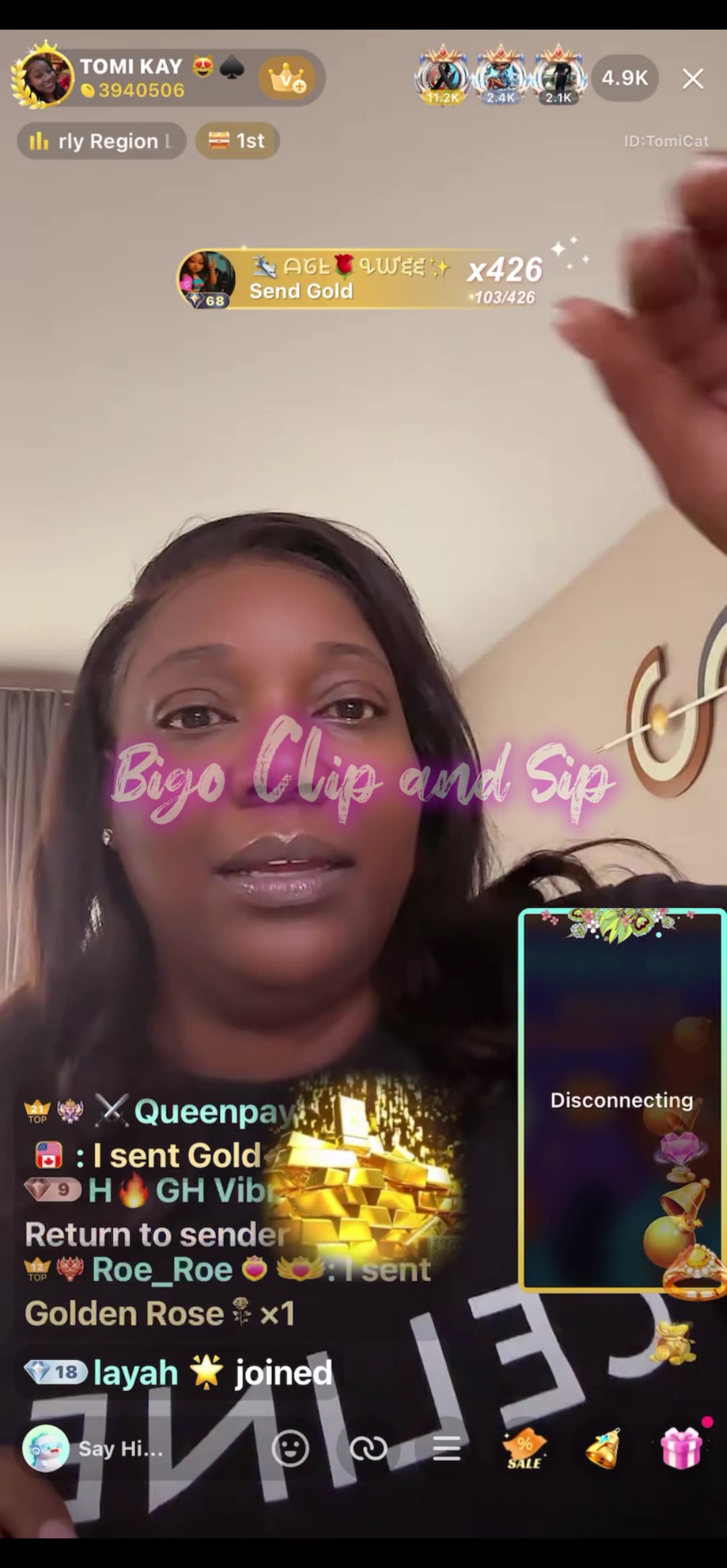 TomiKay talks to her supporters regarding DreBaby n more 10/6/25 #bigoclipandsip