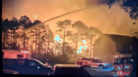 STATE OF EMERGENCY IN MURTLE BEACH AFTER MASSIVE FIRE SPREADS...-DAHBOO77