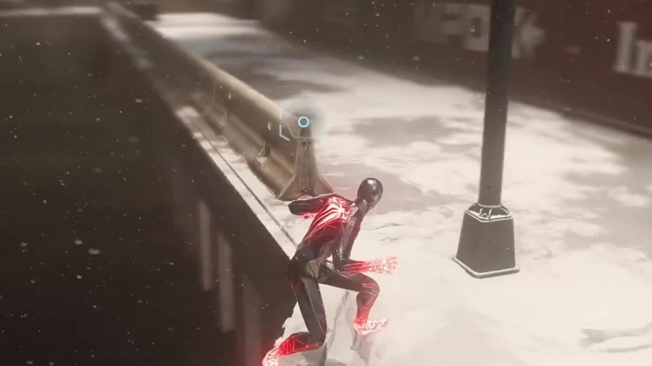 Miles sending one of the goons out for a swim.