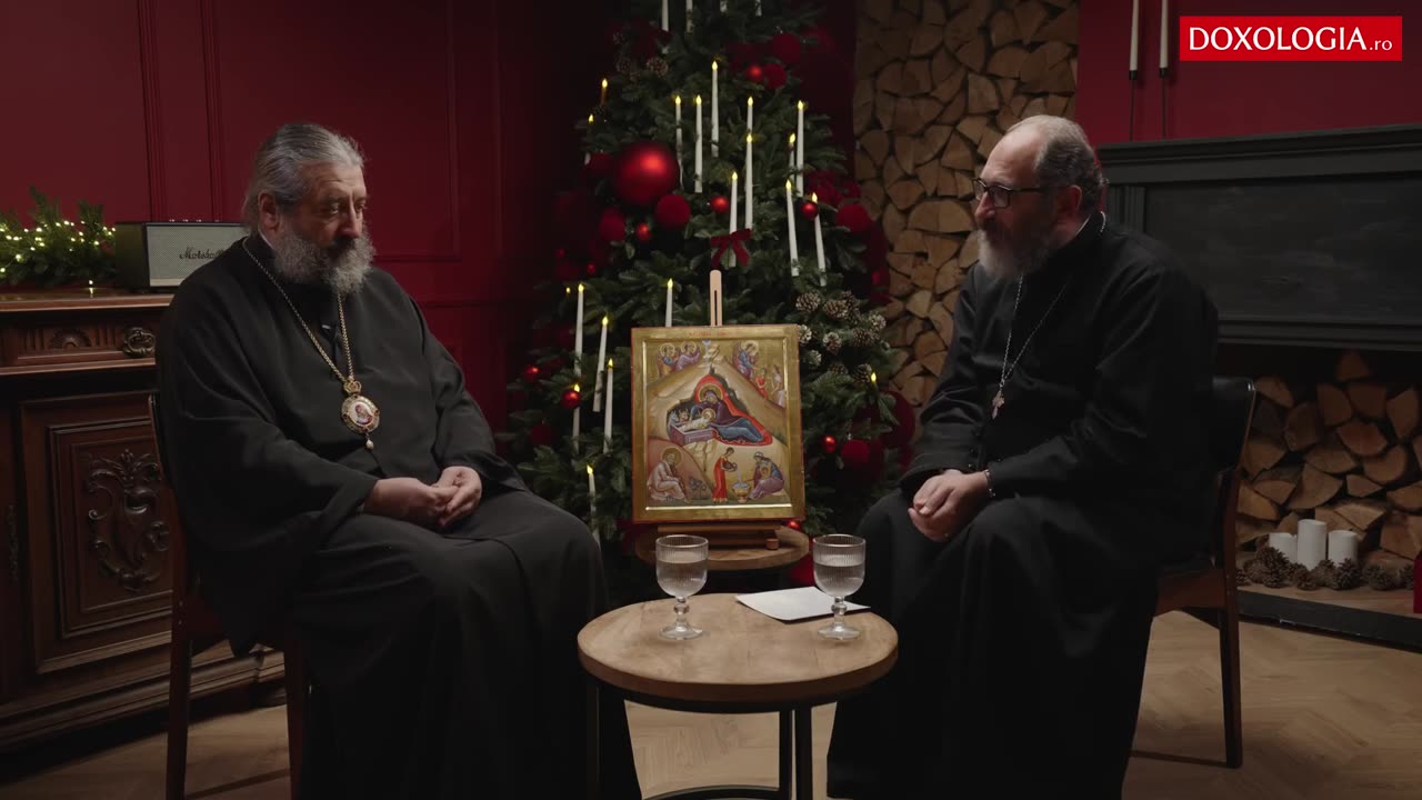 Ecumenistii Eretici Nichifor Botoseneanul si Necula is cu IDOLUL ZEU CRACIUN, FALSIFICA SCRIPTURA