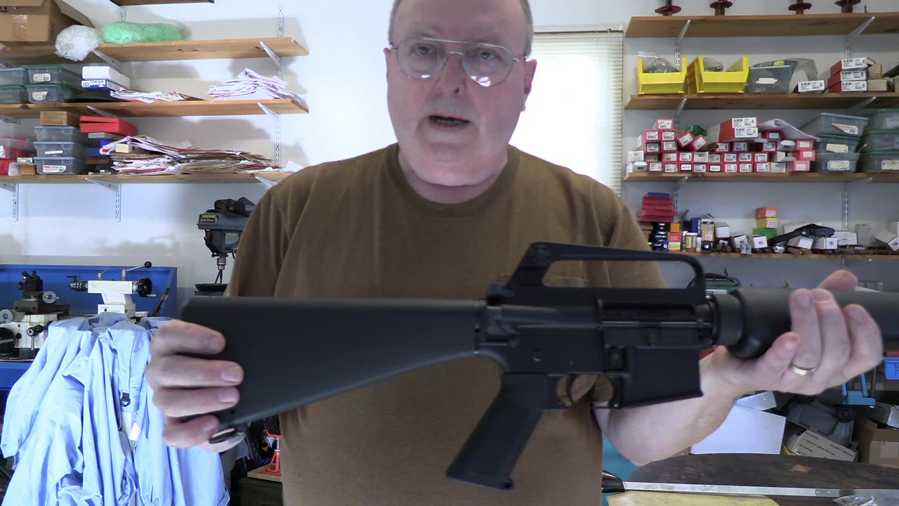 #19 Final assembly Retro M16 A1 rifle