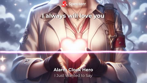 I Just Wanted to Say, I Love You