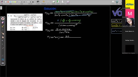 VONEX SEMIANUAL 2025 | Semana 14 | Trigonometría