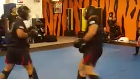 Kickboxing Sparring