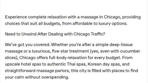 A Massage in Chicago for Every Budget