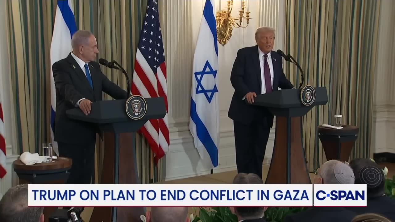 "Today is a historic day for peace..." ⚡ POTUS Press Address