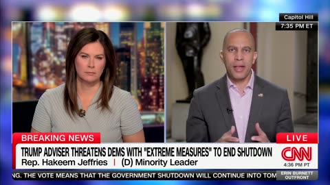Hakeem Jeffries Rambles, Refuses To Say If Government Shutdown Will Drag Past Thanksgiving
