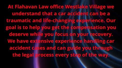 Flahavan Law Office | Reliable Car Accident Attorney in Westlake Village, CA