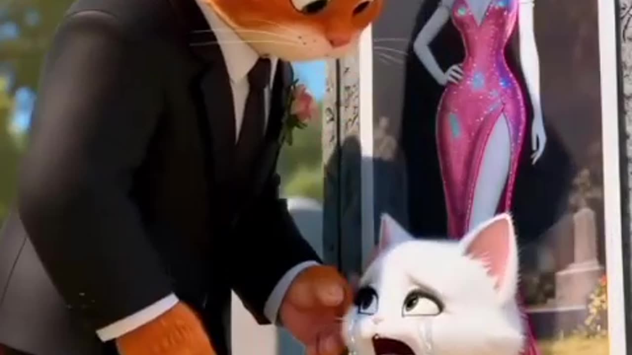 Poor Kitten Loss her mother