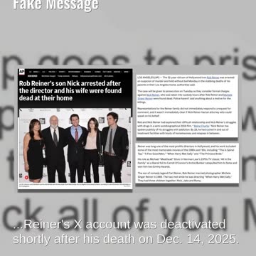 Fact Check: Rob Reiner Did NOT Post Anti-Trump Tweet In 2023 -- Fake Message