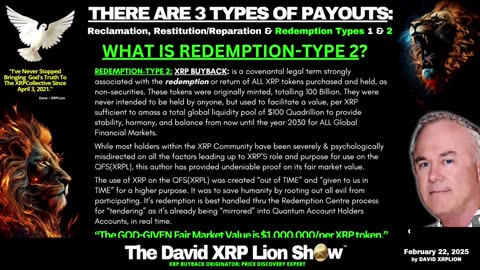 DavidXRPLion (UPDATED) 3 MASSIVE PAYOUTS Redemption Center MUST WATCH TRUMP NEWS