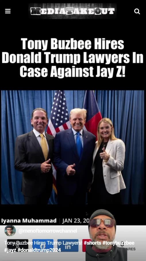 Tony Buzbee Hires Donald Trump's Law Firm Against Jay Z!